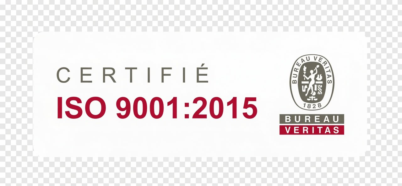 Certifié ISO 9001:2015